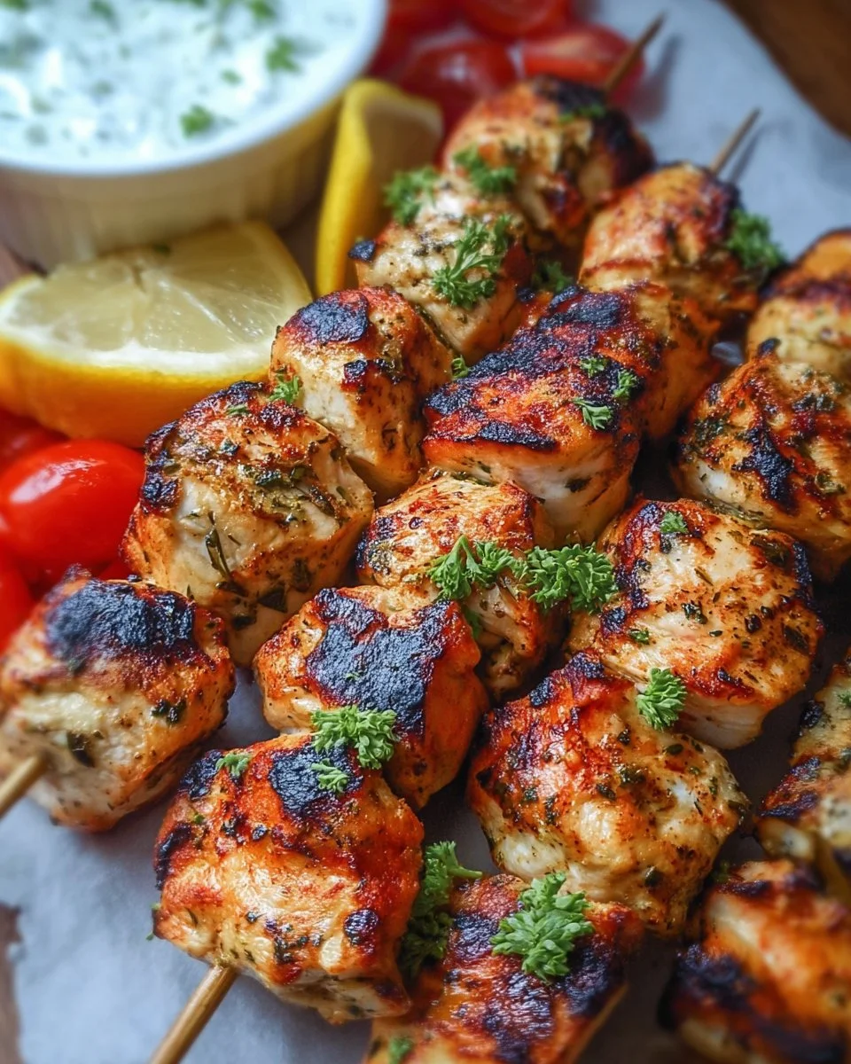 Greek Chicken Kabob: 5-Star Flavor