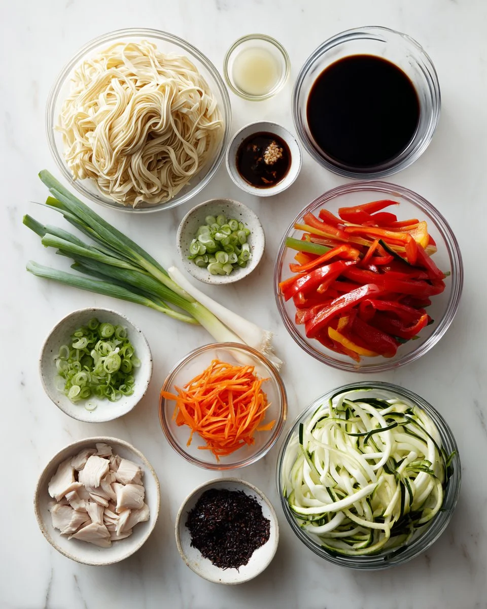 Hoisin Chicken with Noodles