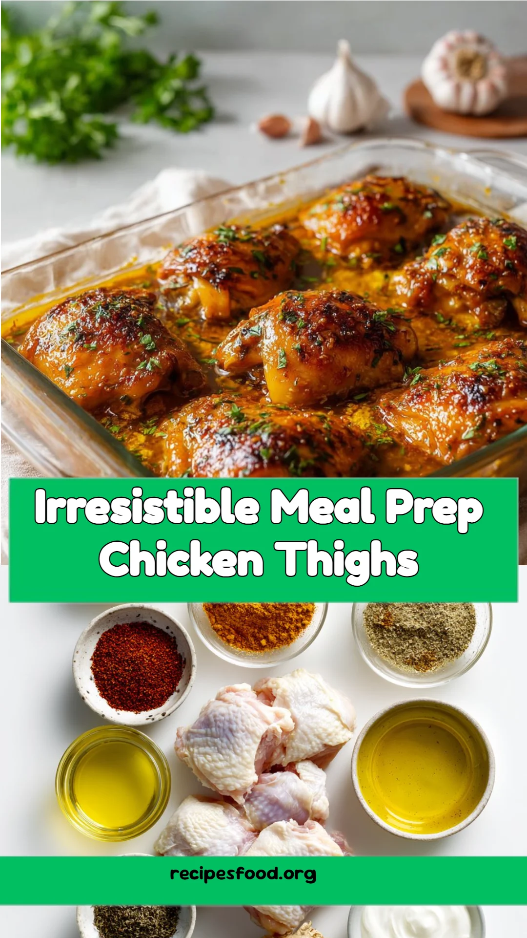 Irresistible Meal Prep Chicken Thighs