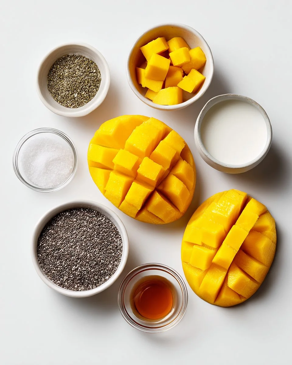 Mango Chia Pudding Cups