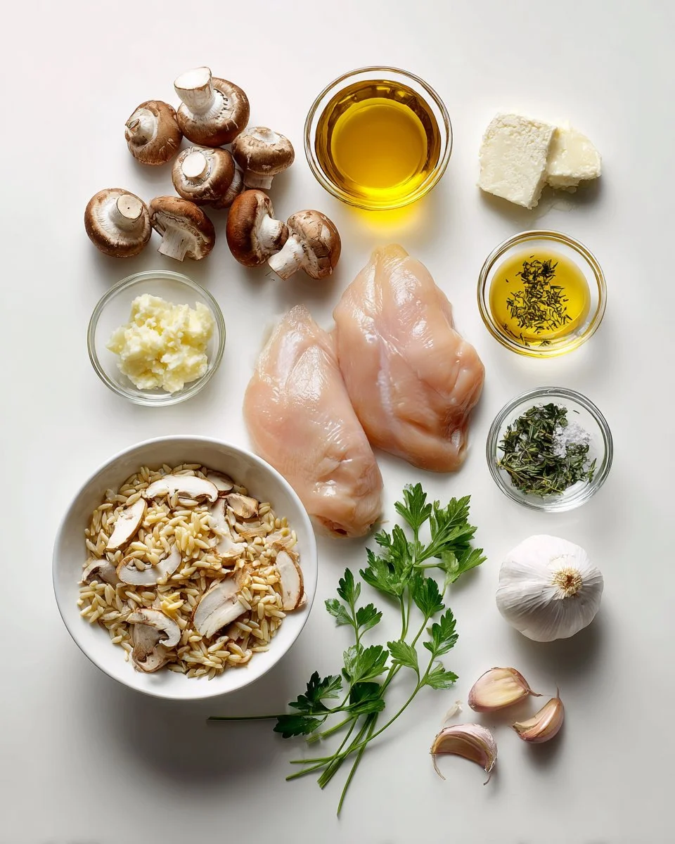 Marsala Chicken Orzo