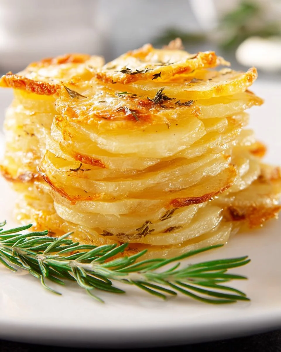 Muffin Tin Potato Stacks