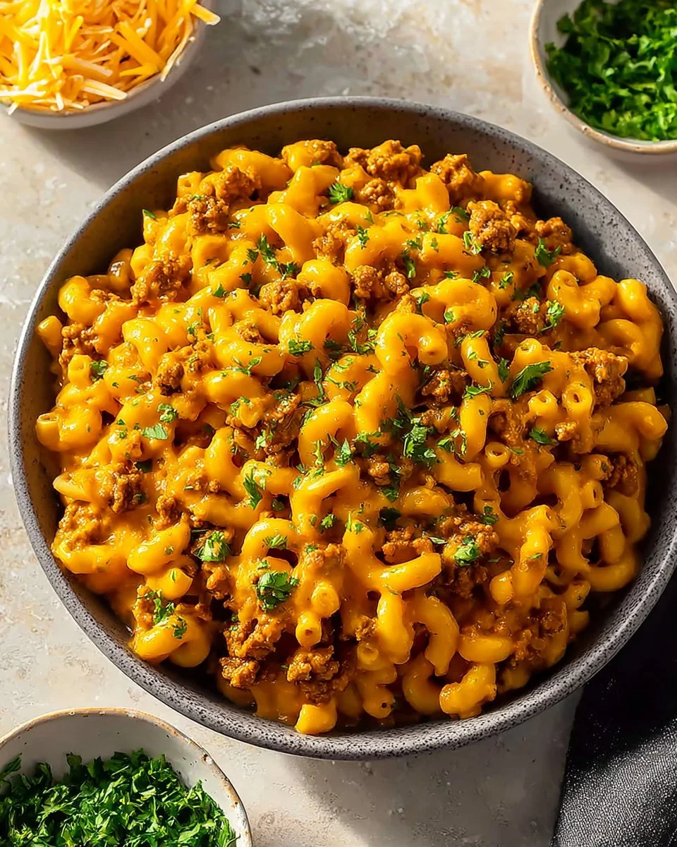 One-Pot Ground Turkey Hamburger Helper