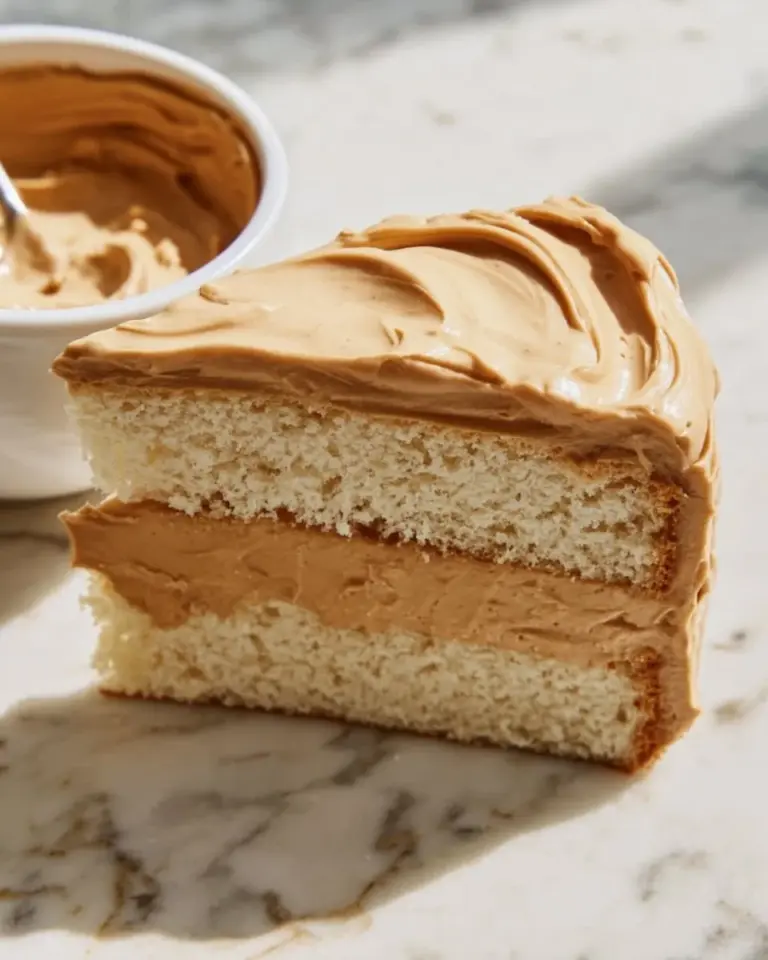 Delicious peanut butter mousse filling for desserts