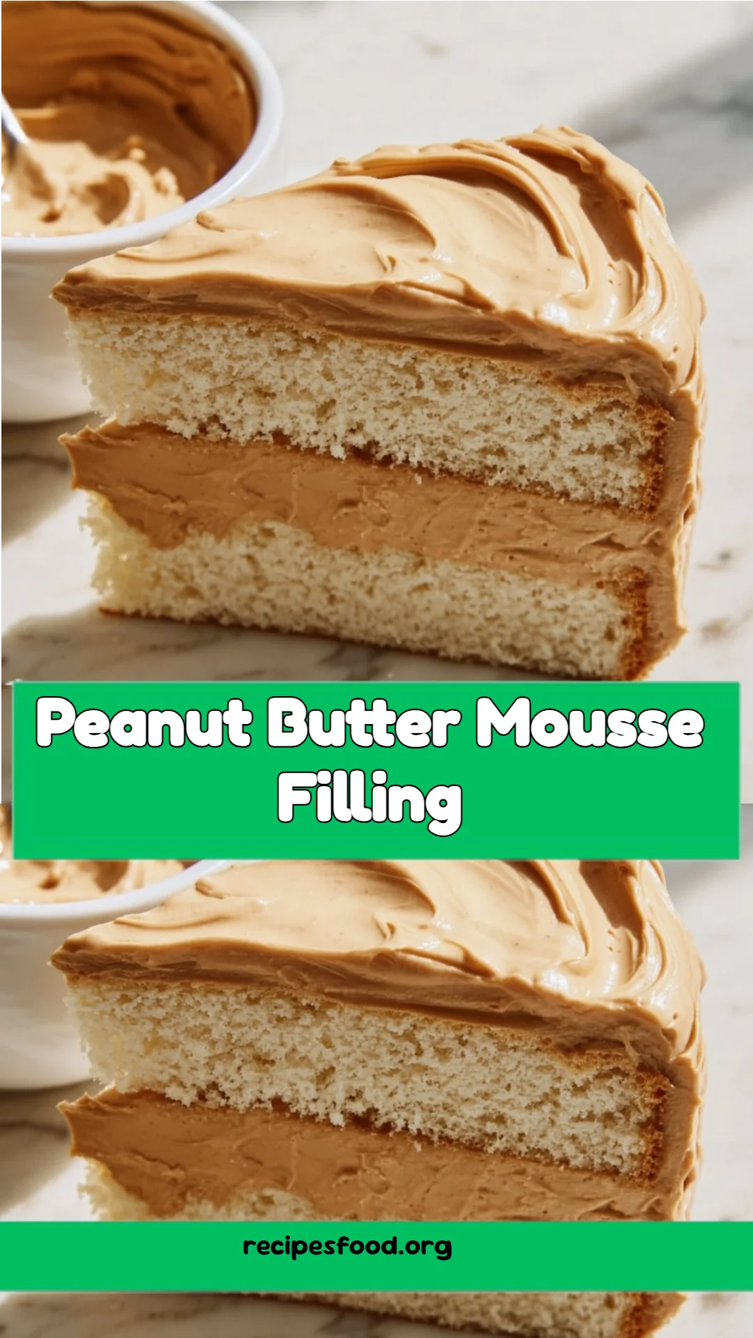 Peanut Butter Mousse Filling