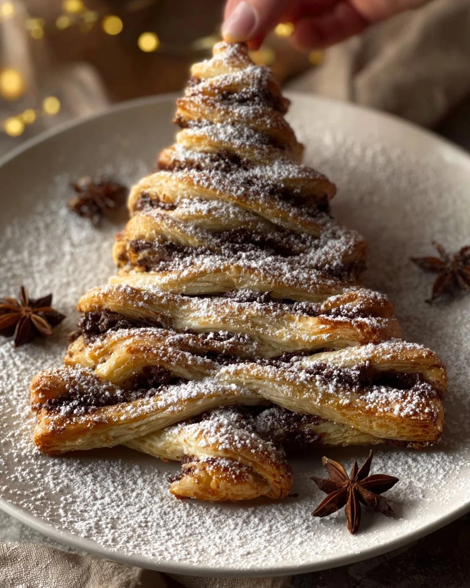 Puff Pastry Christmas Tree