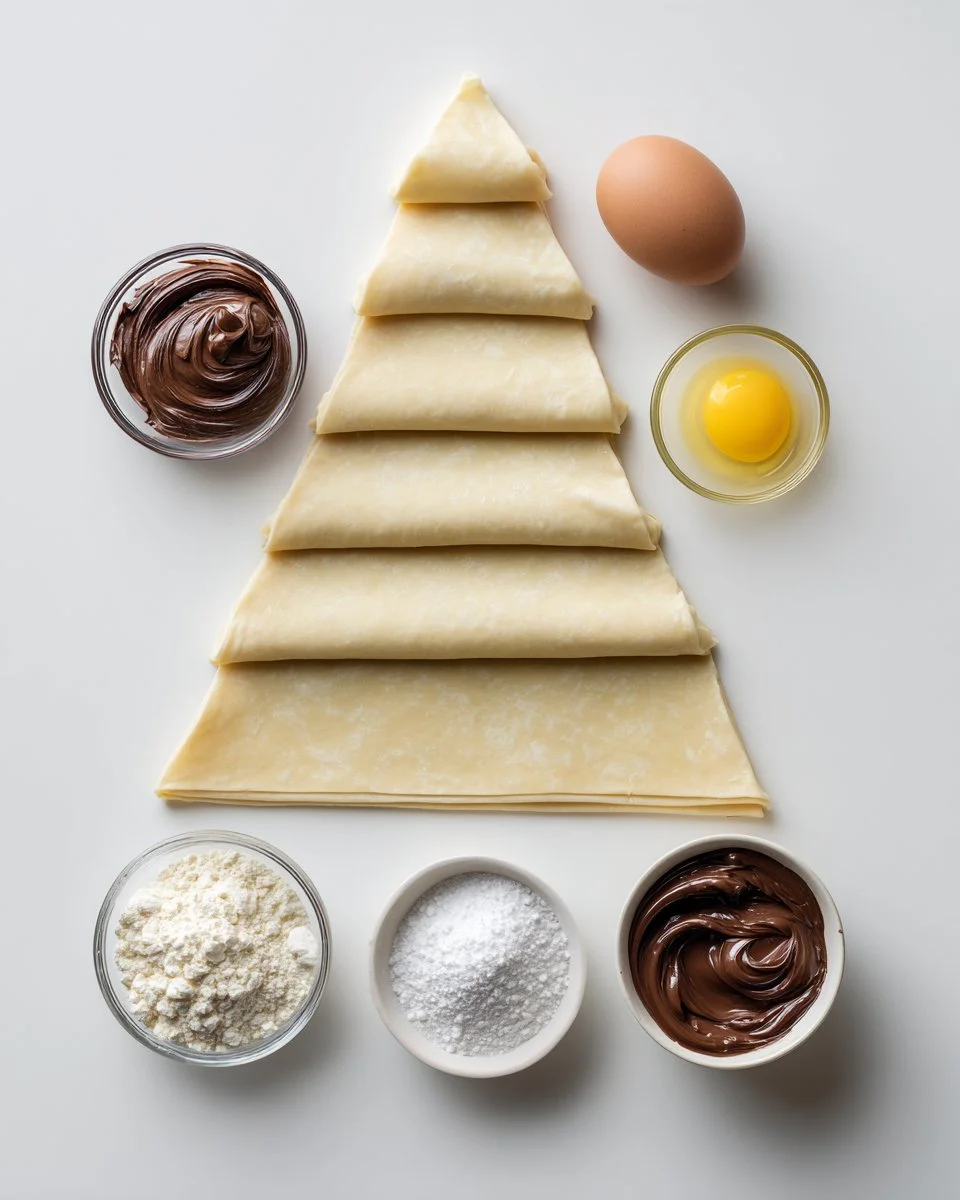 Puff Pastry Christmas Tree