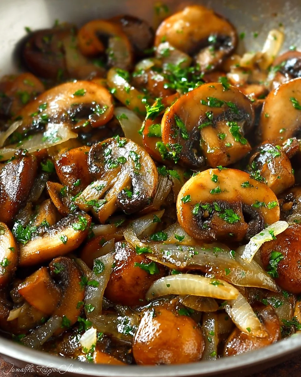 Sautéed Mushrooms And Onions Recipe