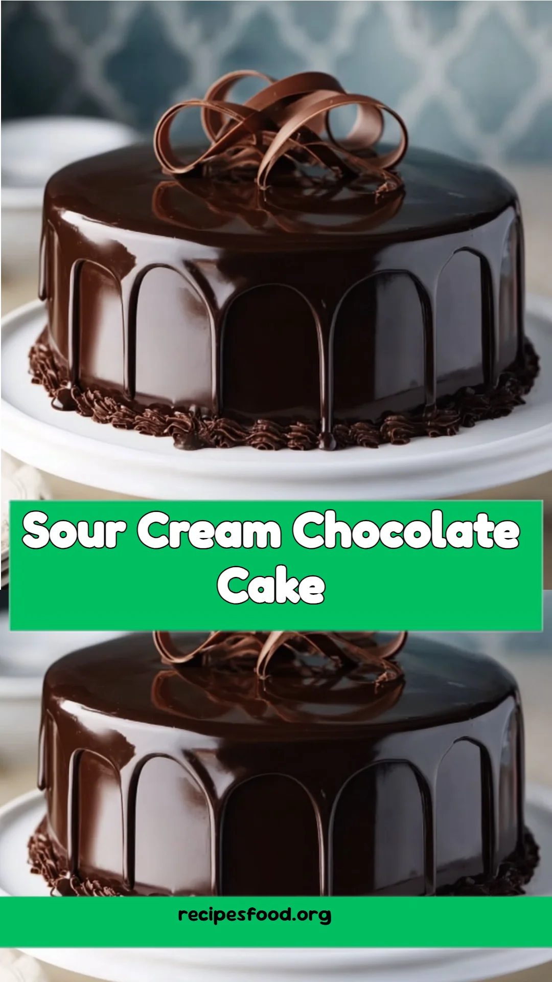Sour Cream Chocolate Cake