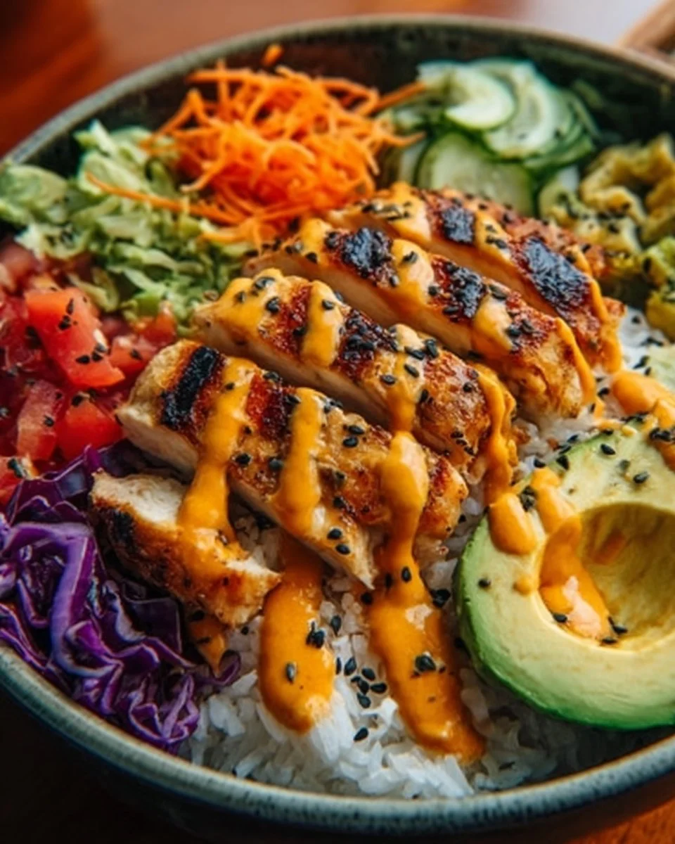 Spicy Maple Chicken and Coconut Rice