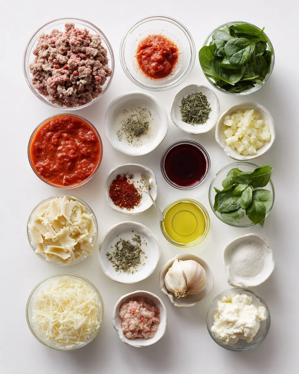 Spinach Italian Sausage Lasagna Soup