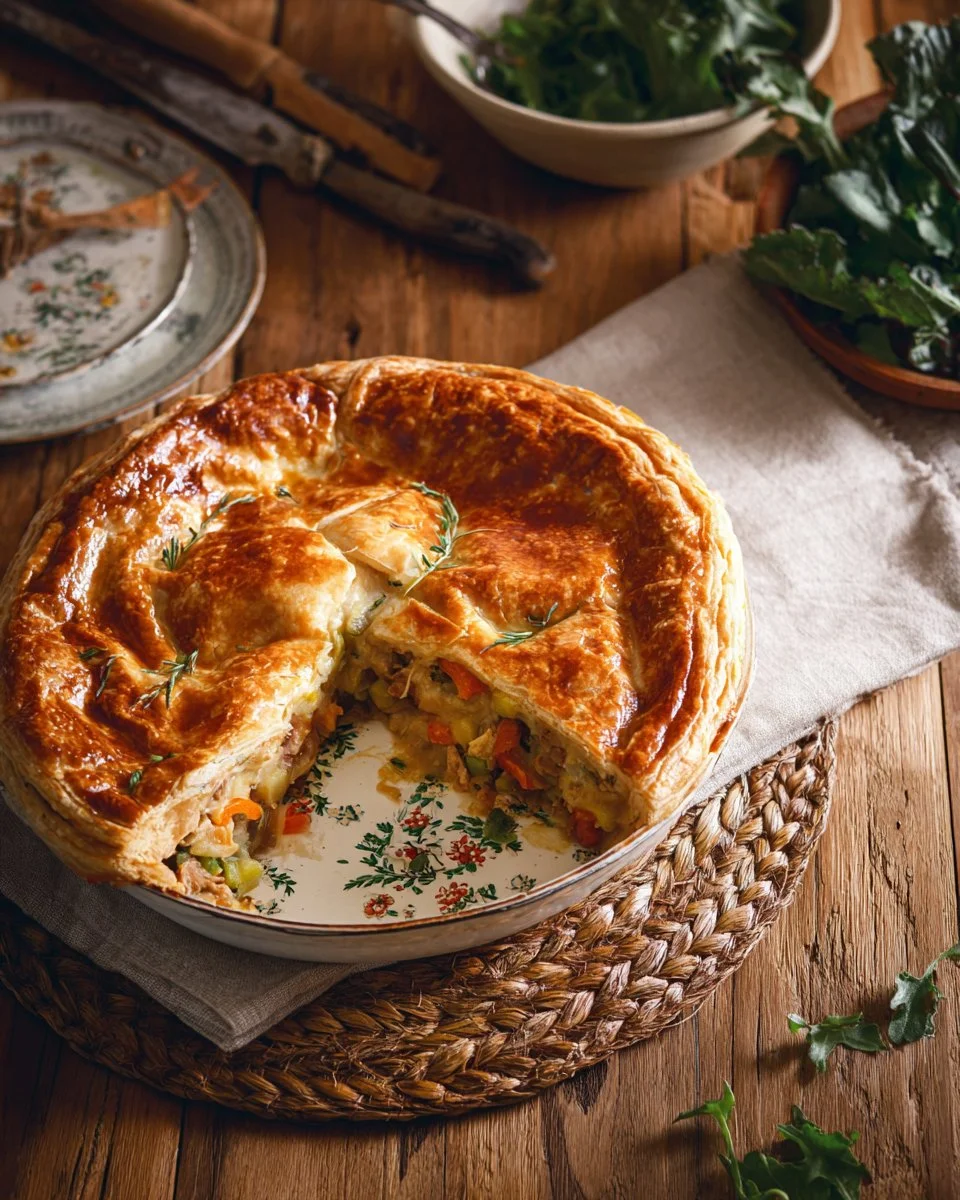 Vegetarian Vegetable and Mushroom Pot Pie