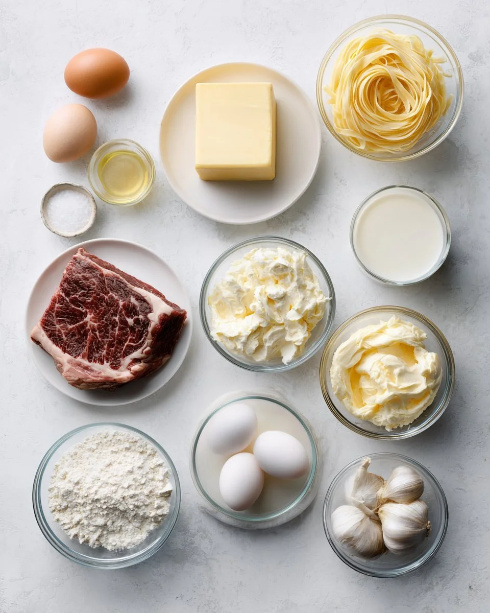 Velveeta Steak Fettuccine With Garlic Butter Cream Sauce