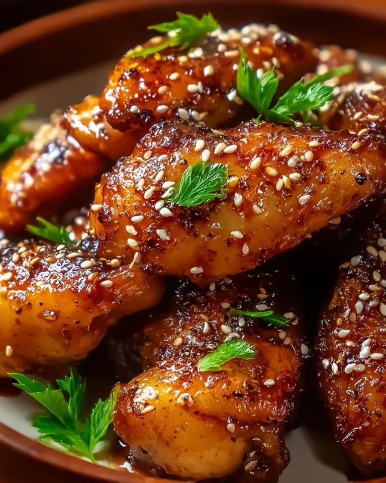 Air Fryer honey butter garlic chicken tenders served on a plate