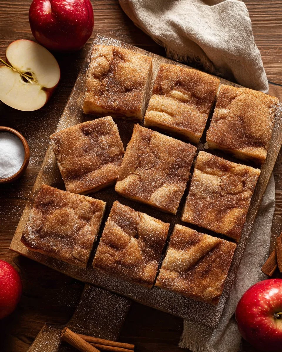 Apple Cider Blondies