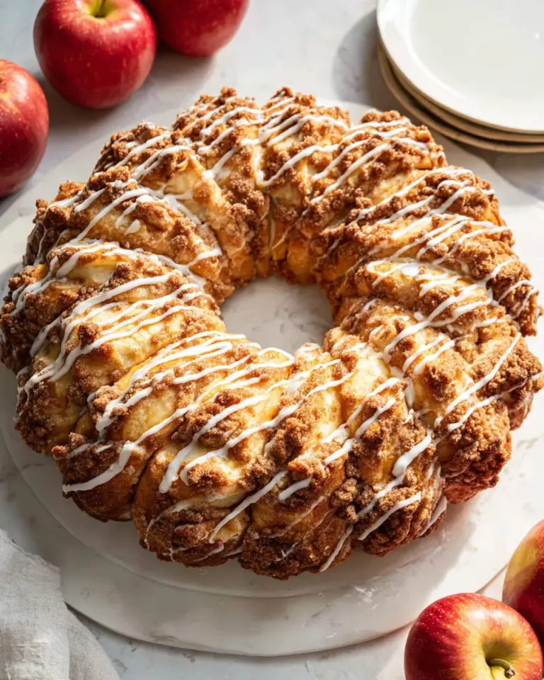 Apple Pie Bomb Wreath - a seasonal decoration featuring apple pie elements.