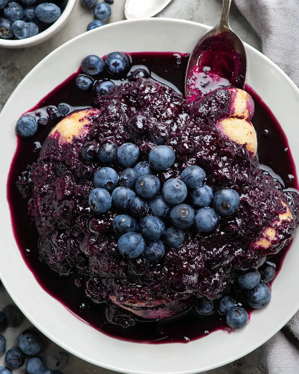 Delicious baked cream cheese blueberry bombs ready to serve