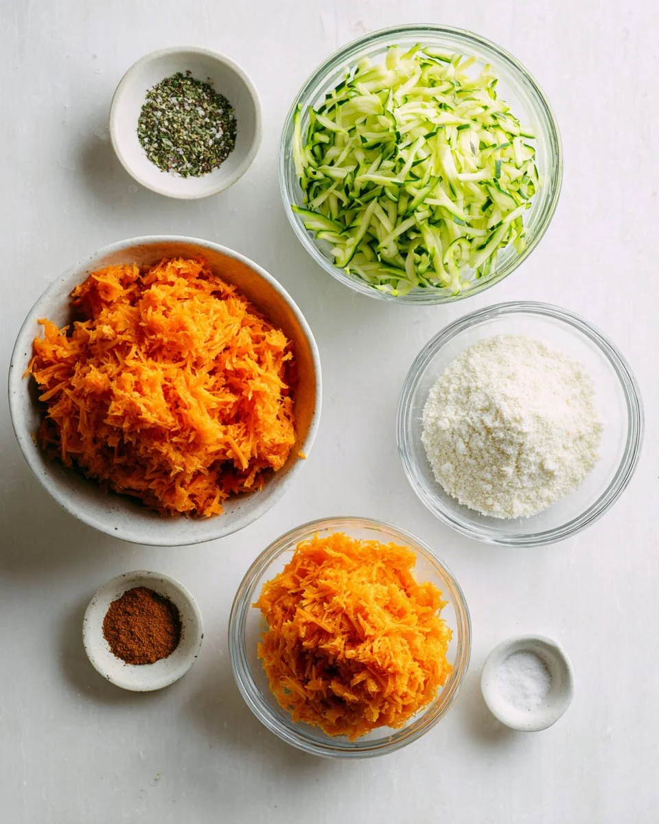 Baked Sweet Potato Zucchini Tots