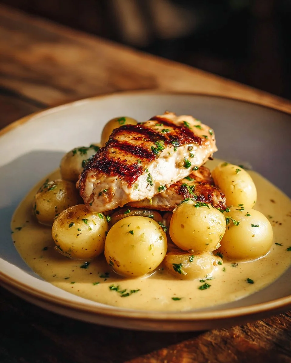 Asiago Chicken and Gnocchi