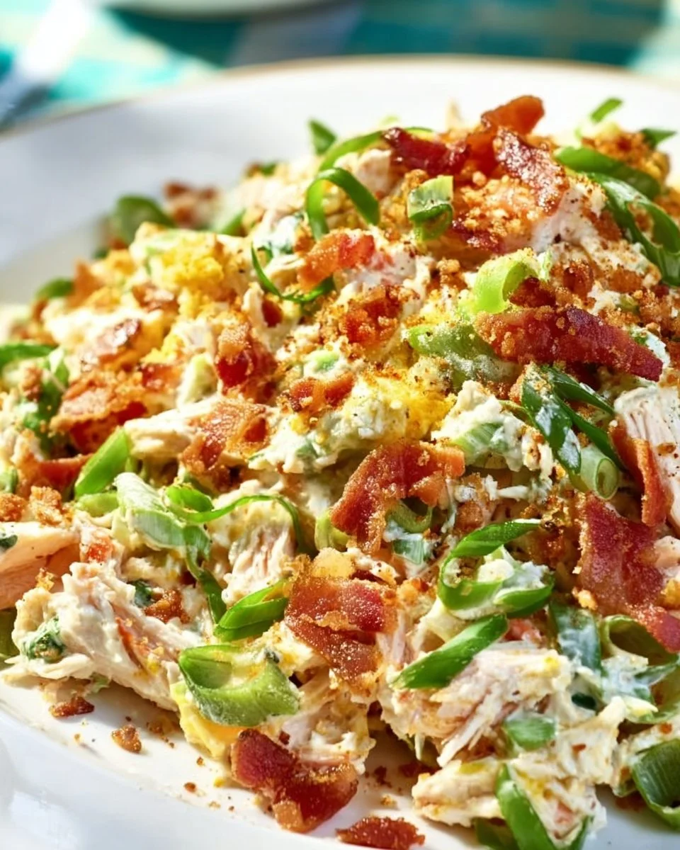 Keto Jalapeño Popper Chicken Salad