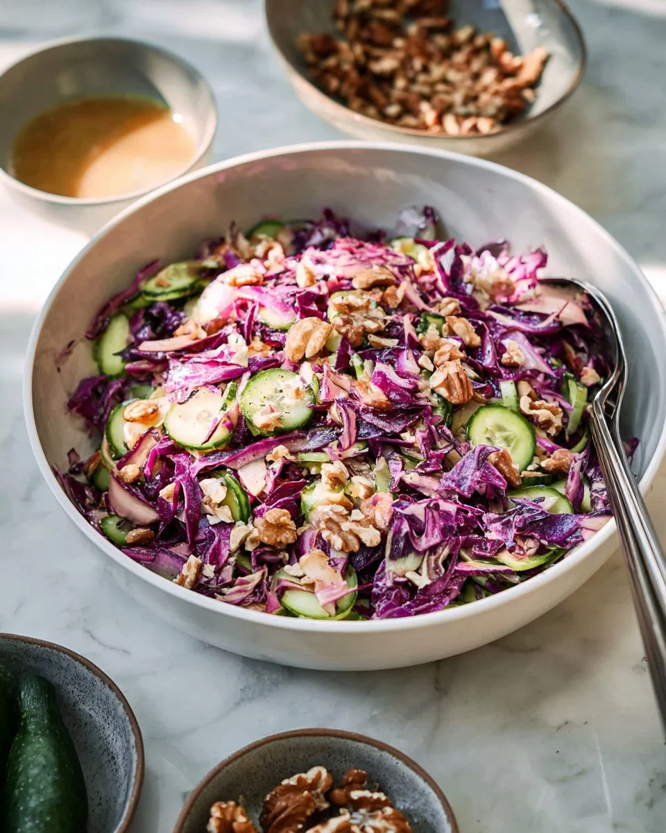 Crunchy Red Cabbage Salad