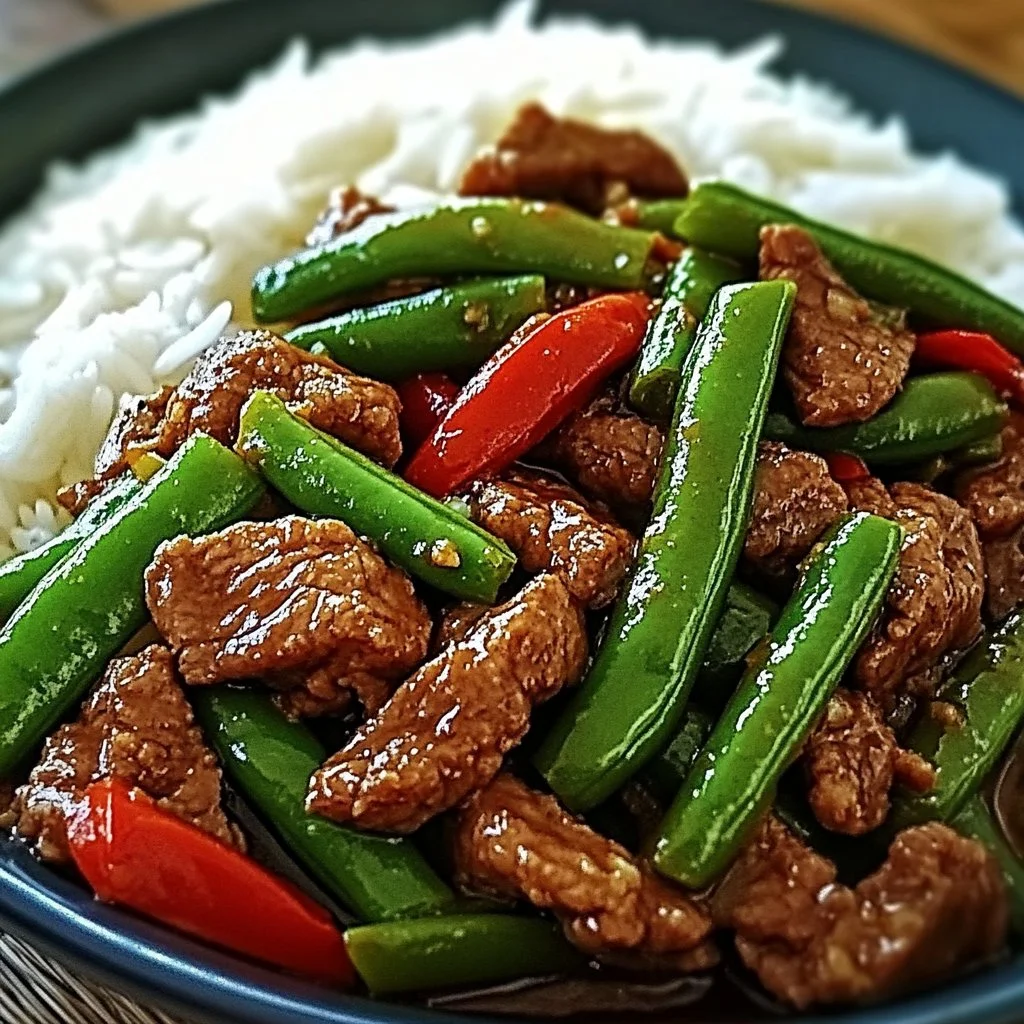 Beef and Green Beans Stir-Fry