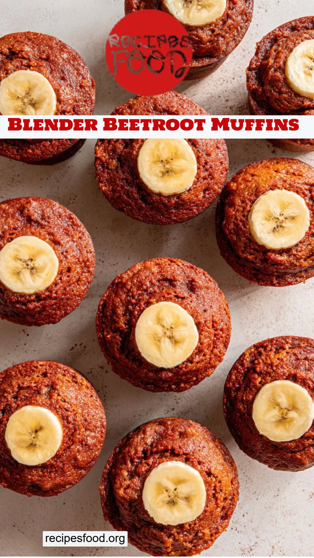 Blender Beetroot Muffins