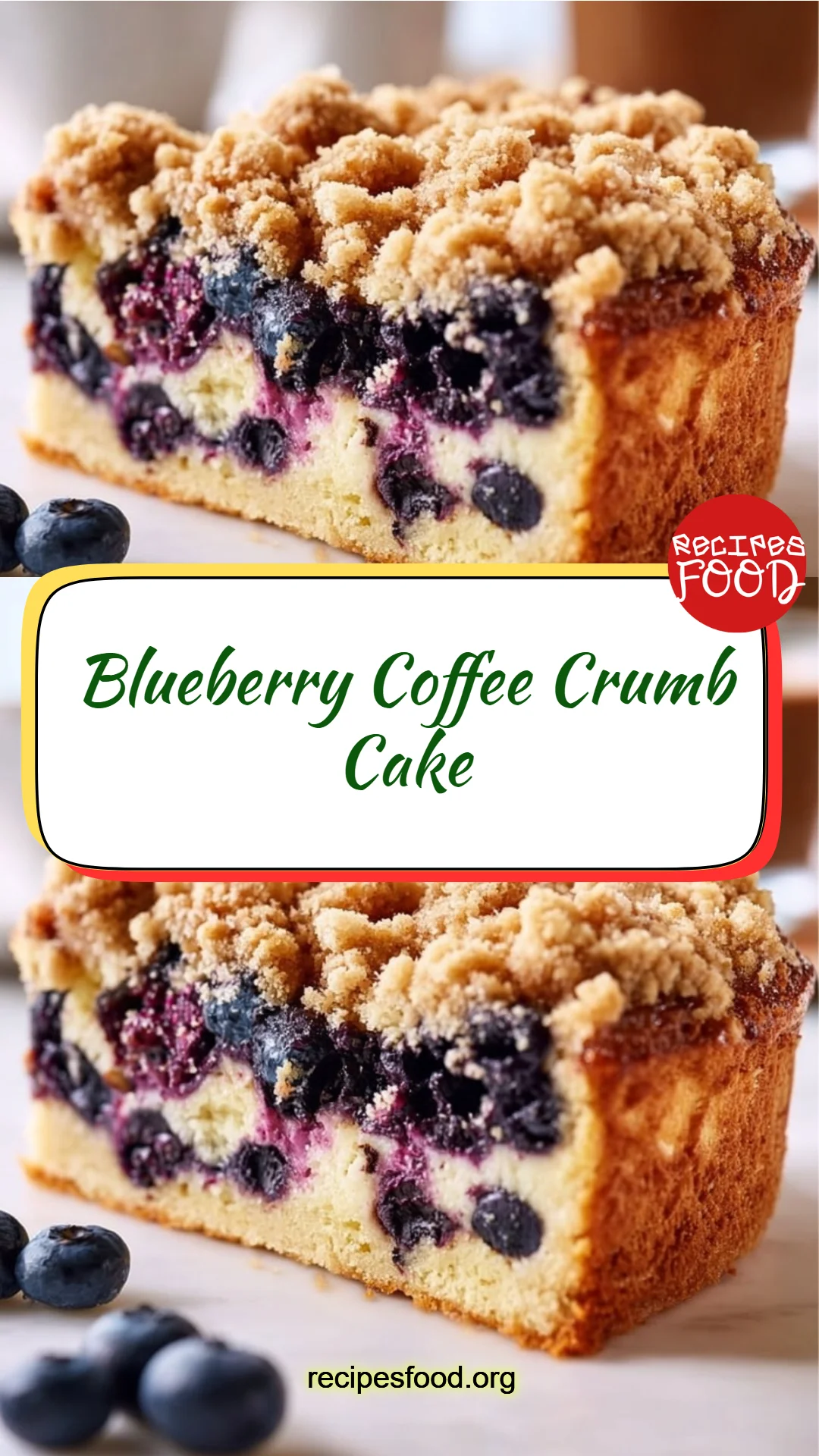 Blueberry Coffee Crumb Cake