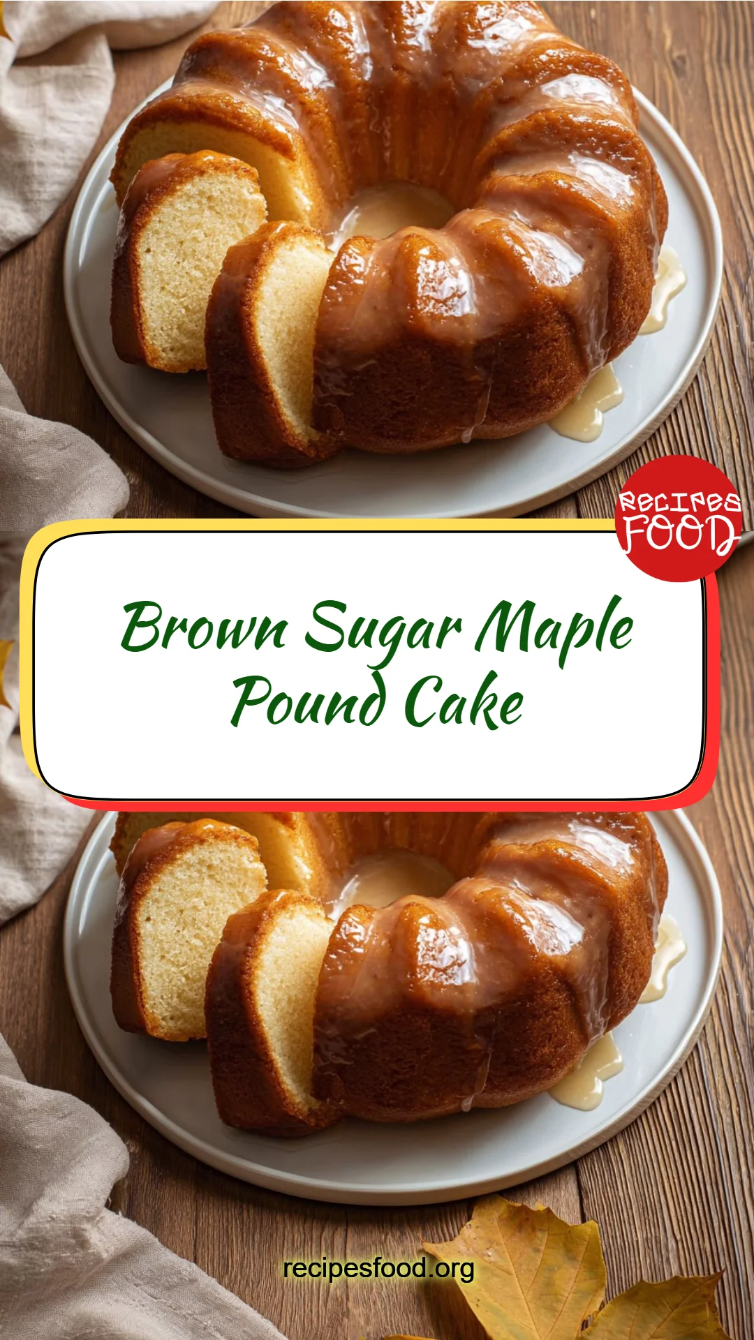 Brown Sugar Maple Pound Cake