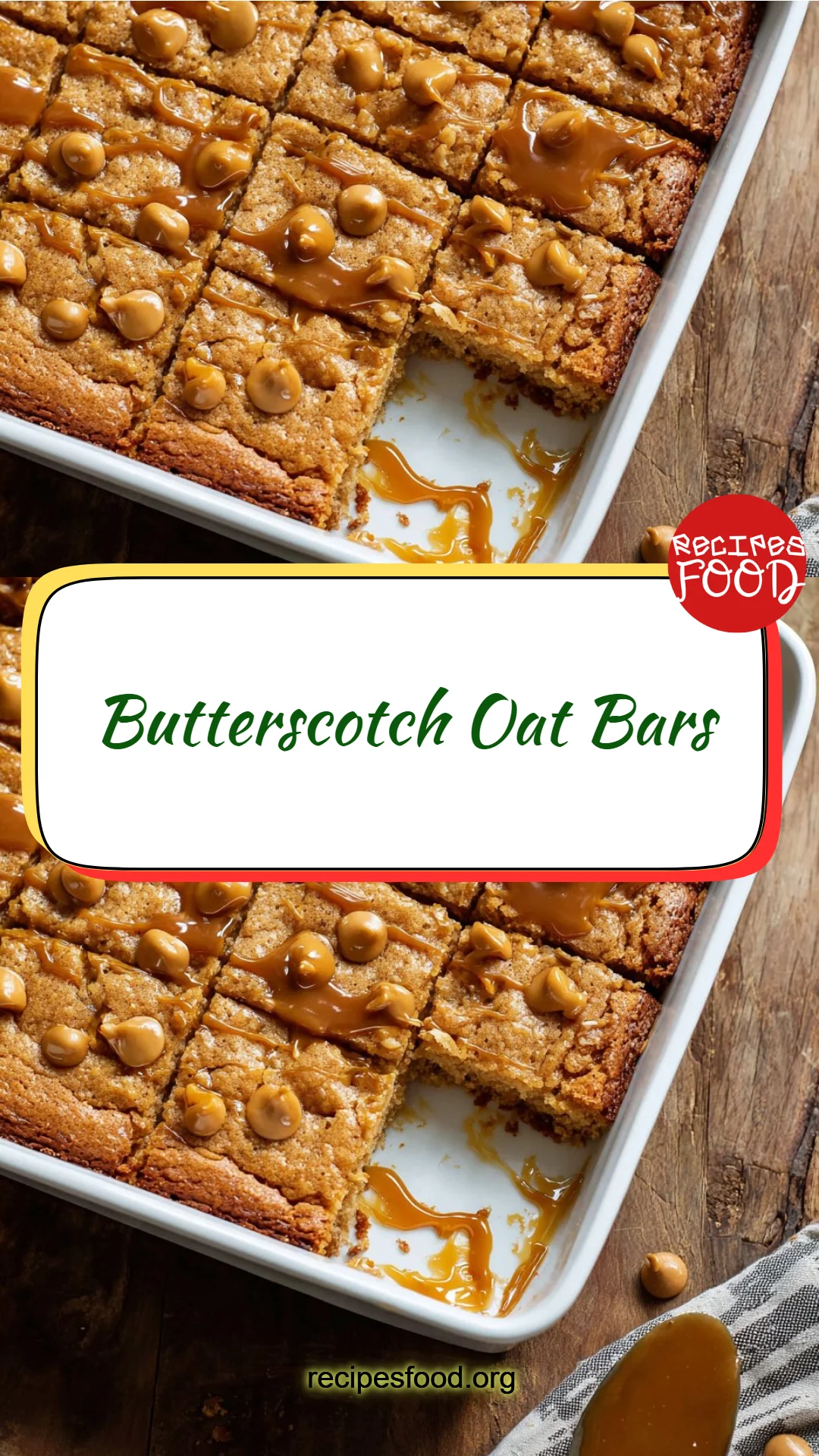 Butterscotch Oat Bars