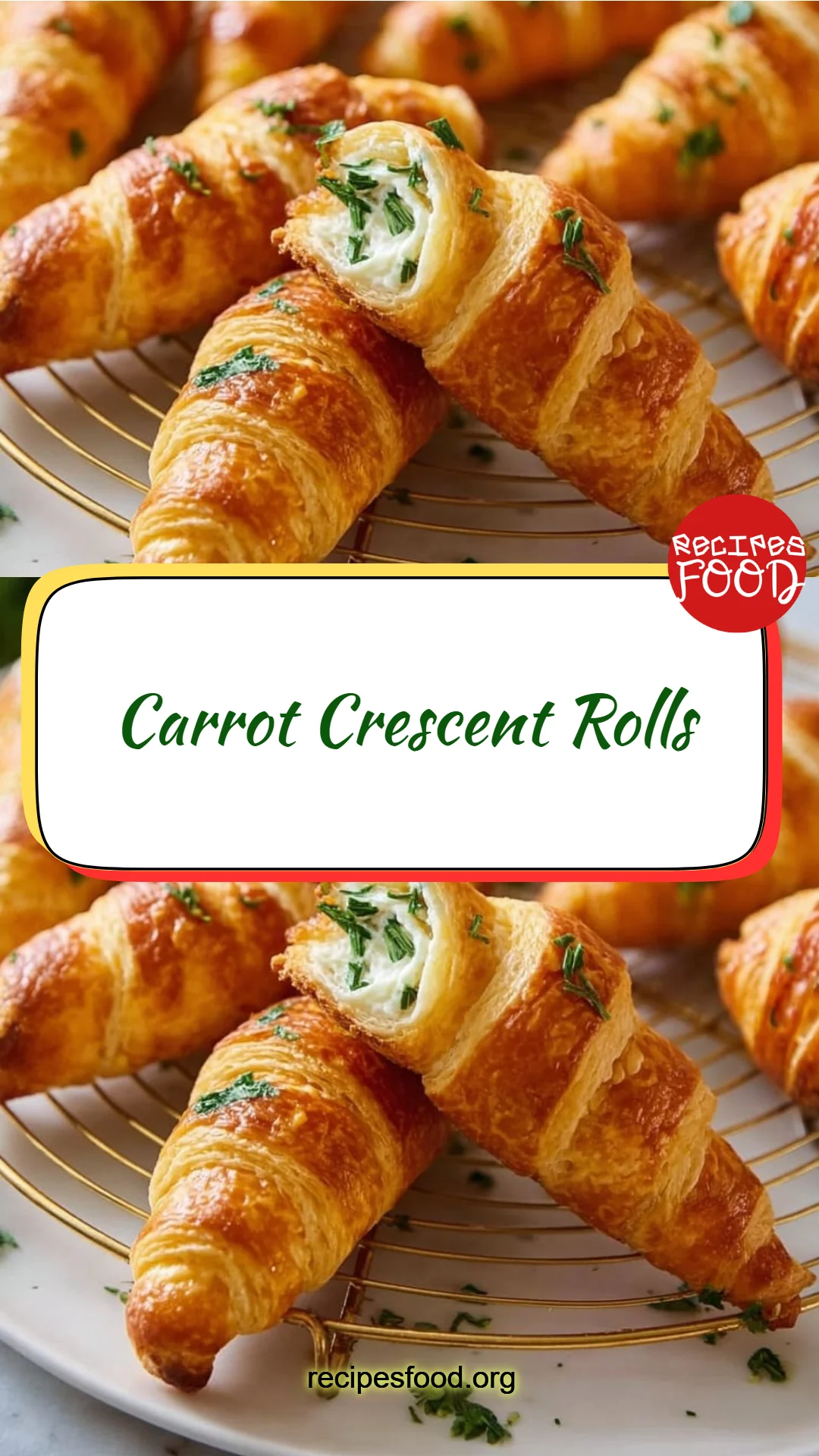 Carrot Crescent Rolls