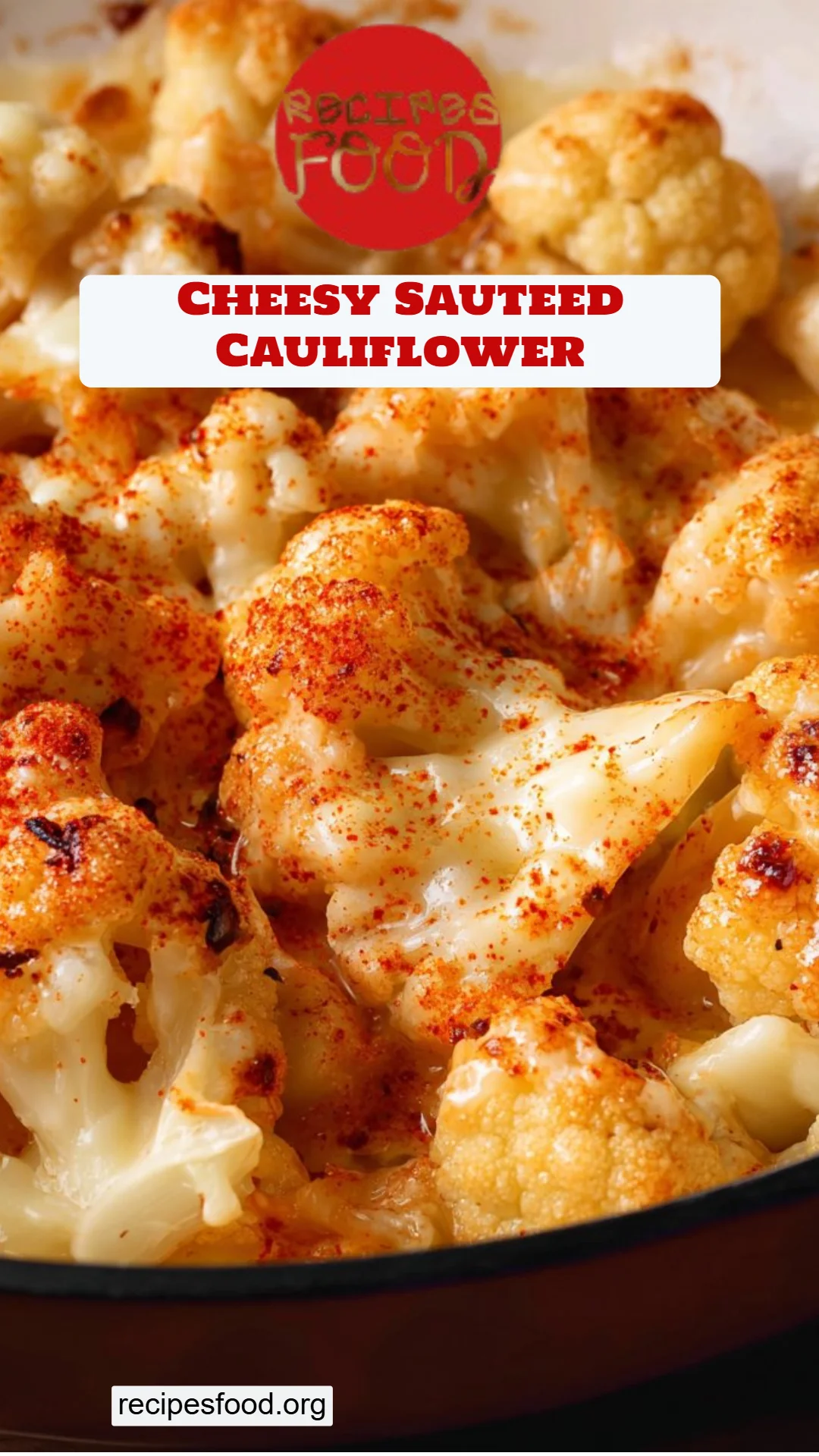 Cheesy Sauteed Cauliflower