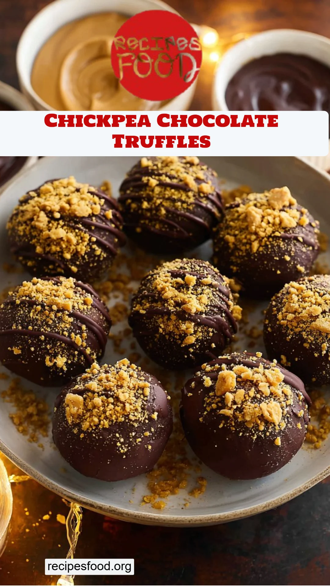 Chickpea Chocolate Truffles