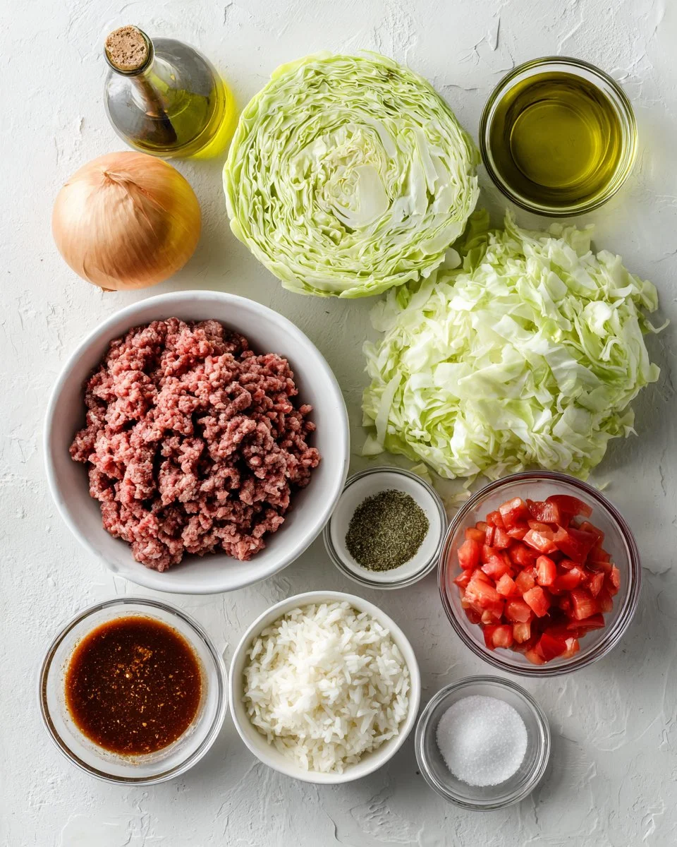 Chipotle Ground Beef and Cabbage Casserole