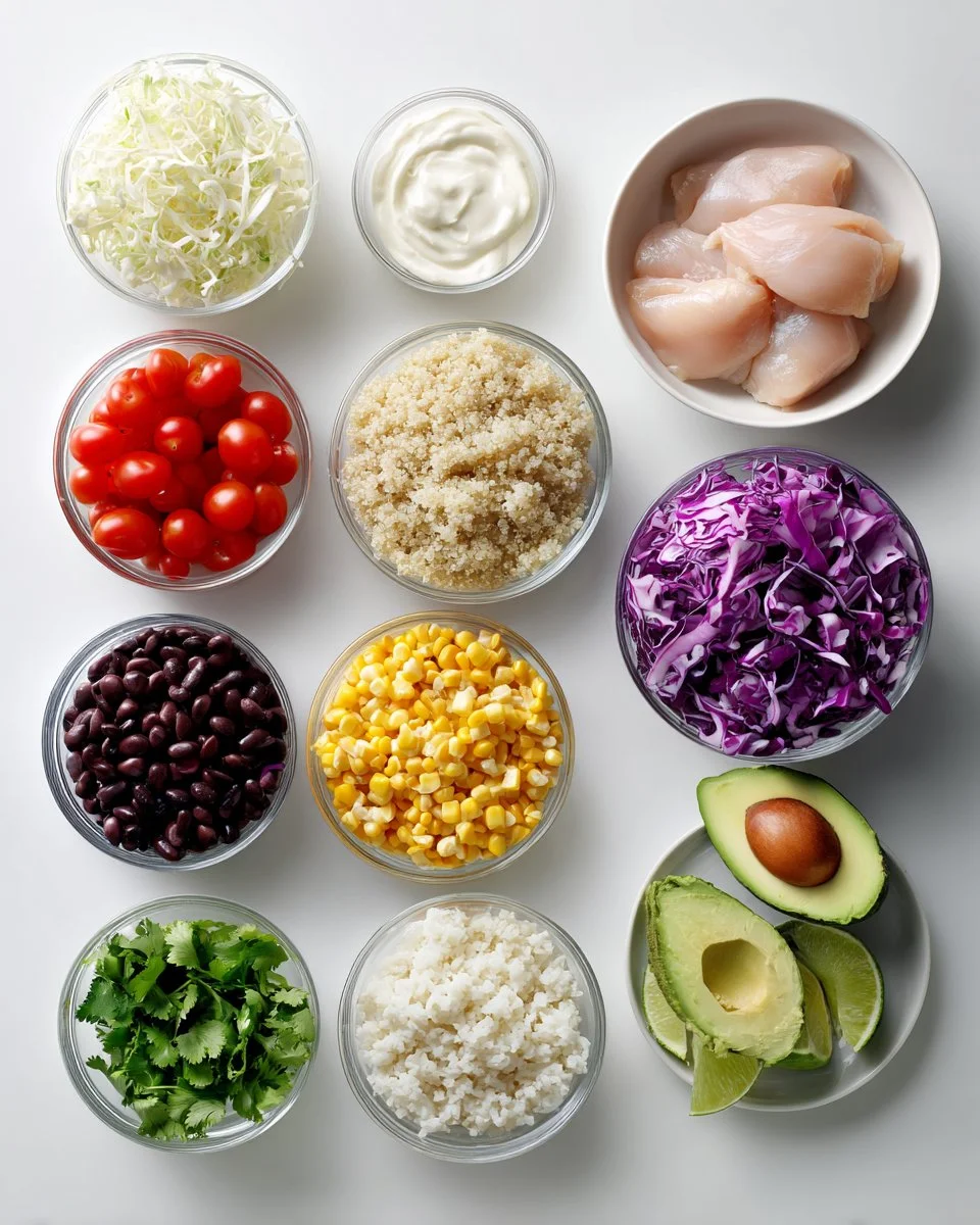 Chipotle Ranch Chicken Bowls