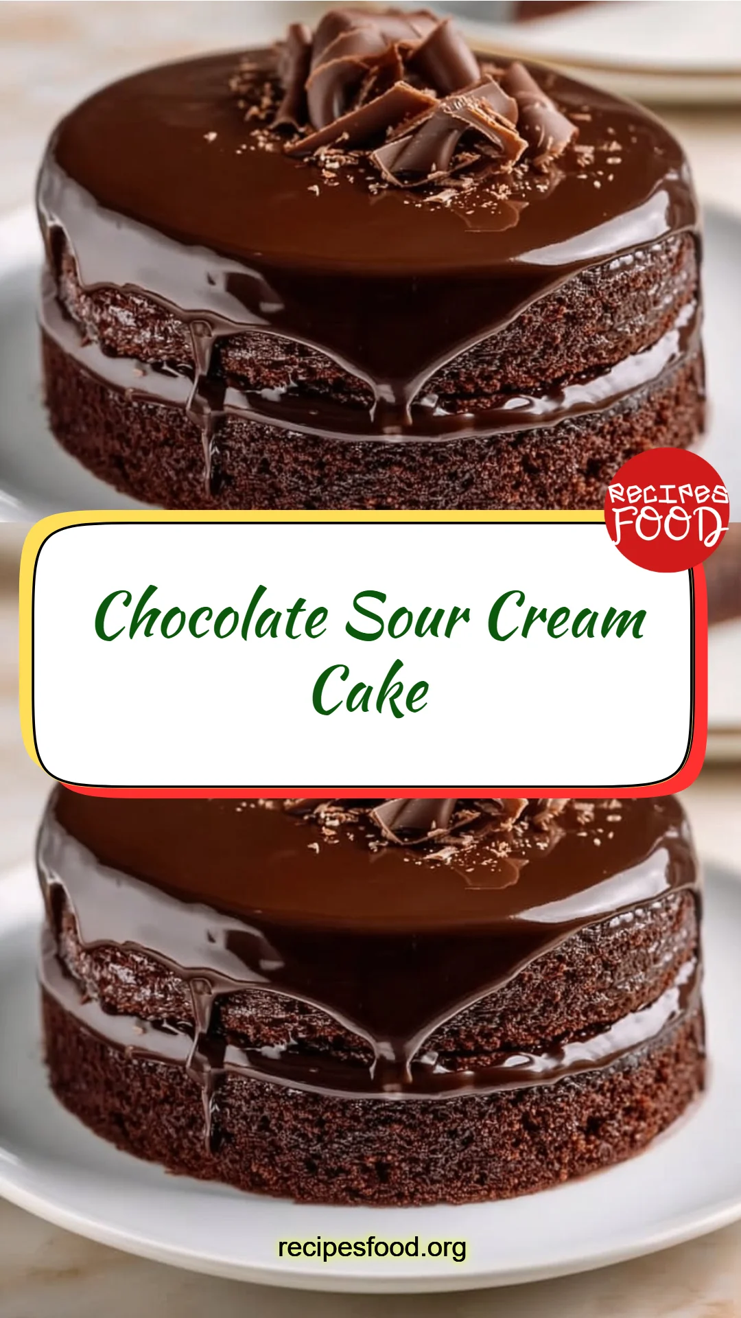 Chocolate Sour Cream Cake