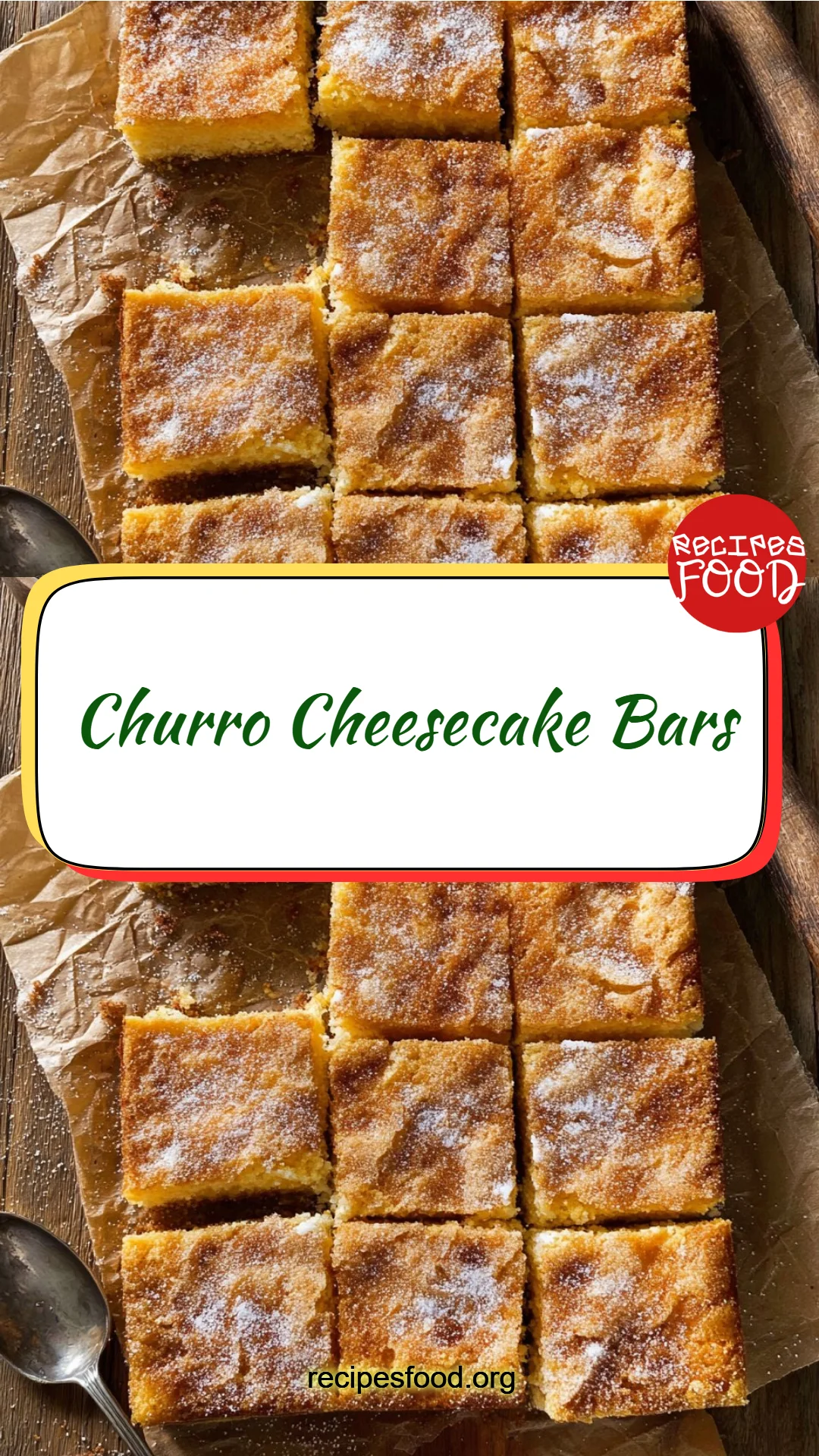 Churro Cheesecake Bars