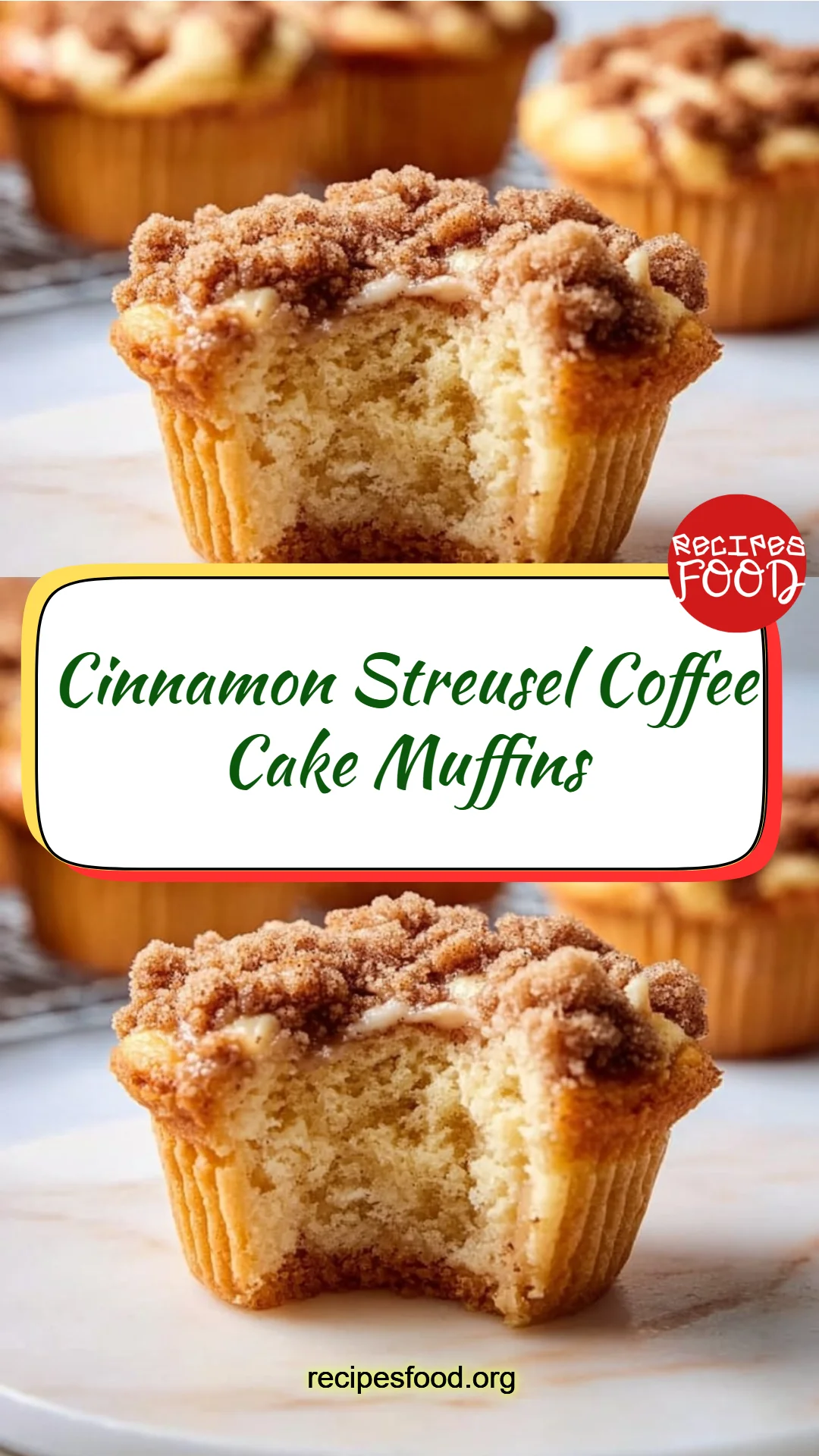 Cinnamon Streusel Coffee Cake Muffins