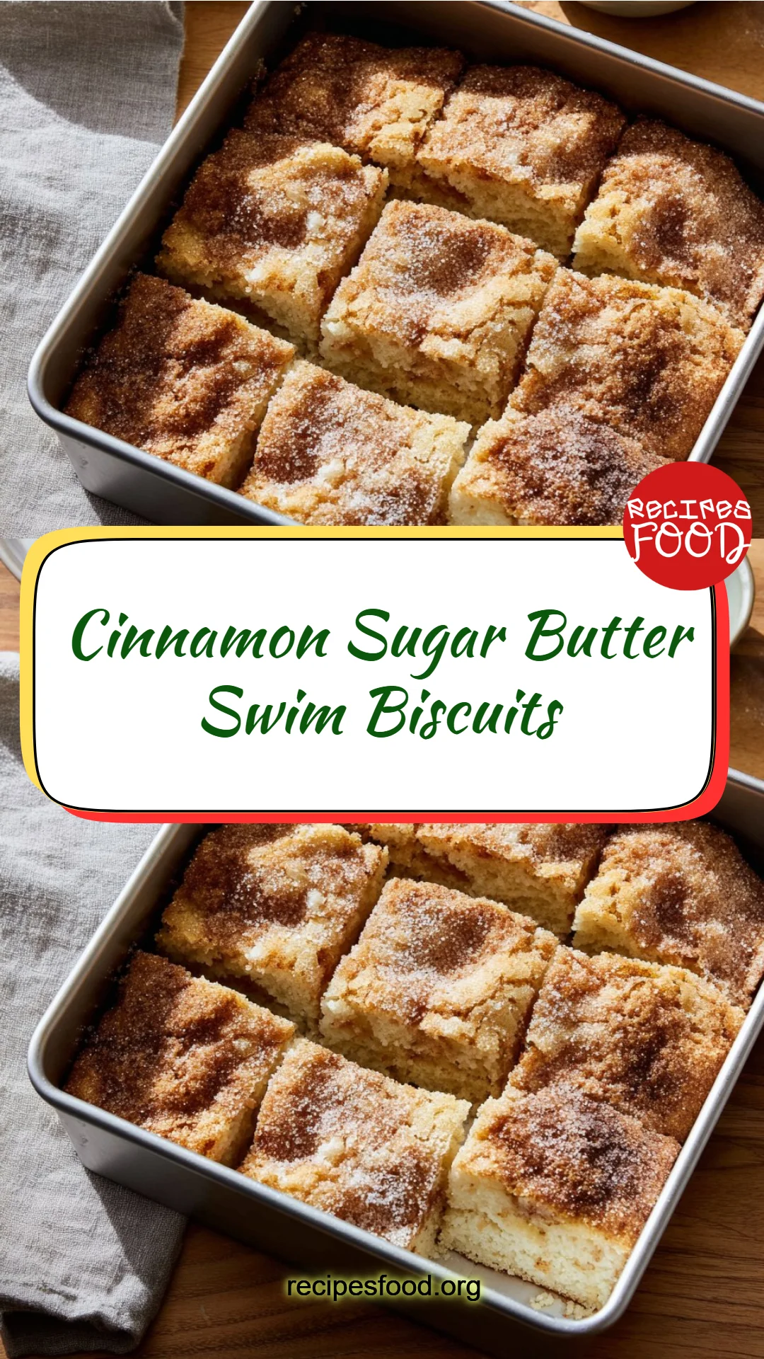 Cinnamon Sugar Butter Swim Biscuits
