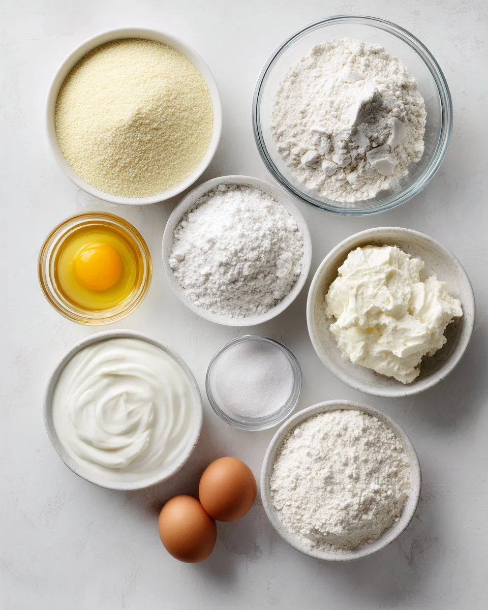 Cornbread Muffins with Sour Cream Center