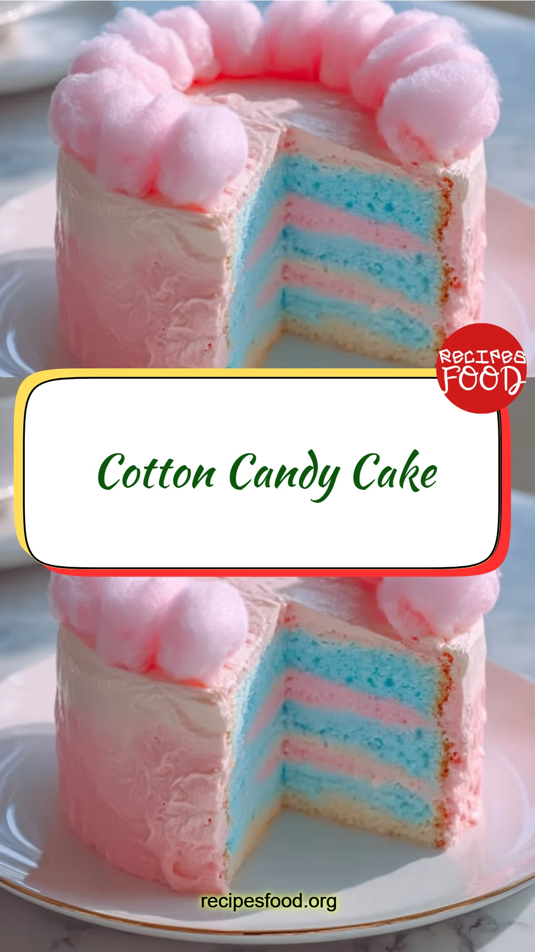 Cotton Candy Cake