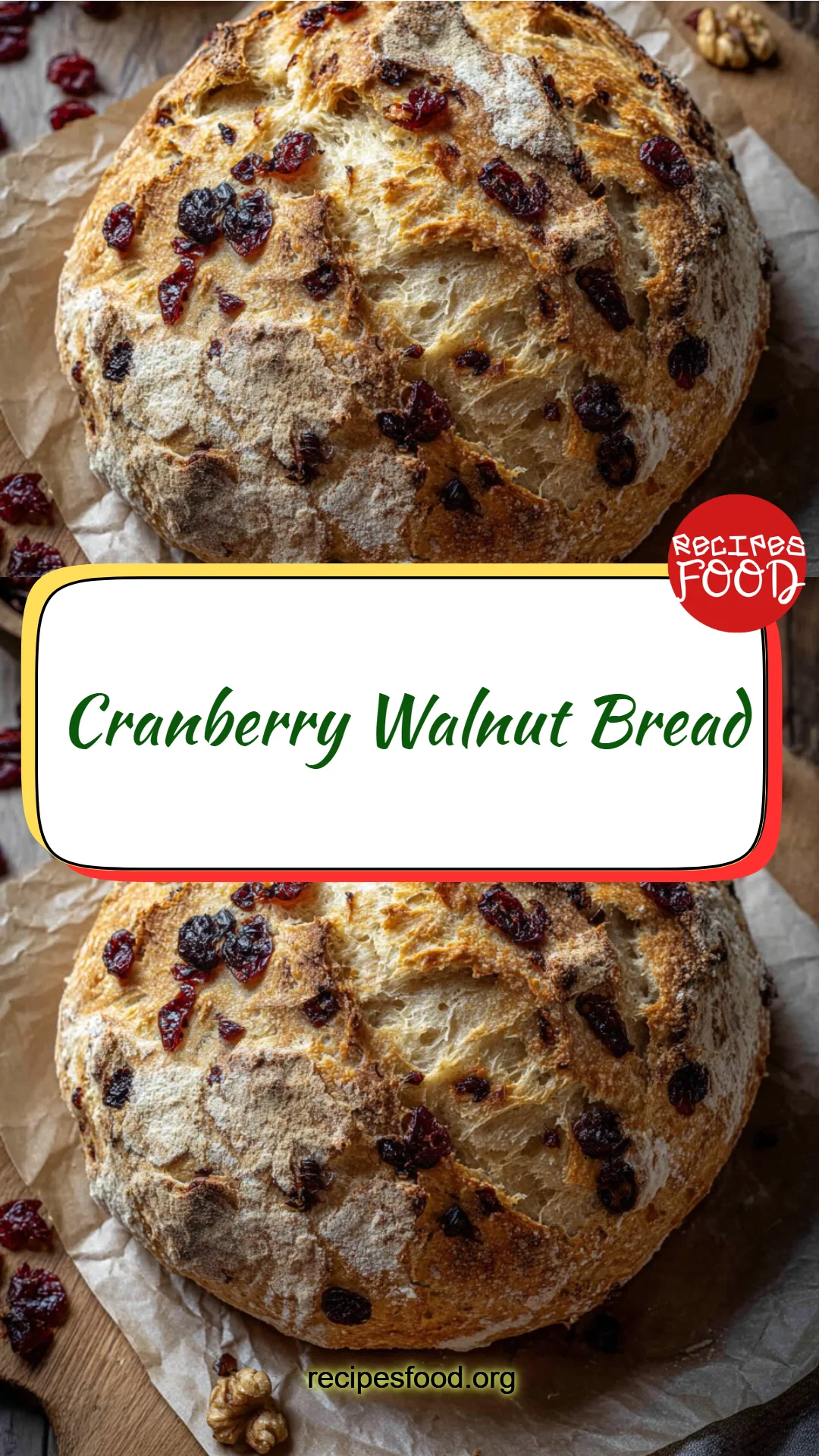 Cranberry Walnut Bread