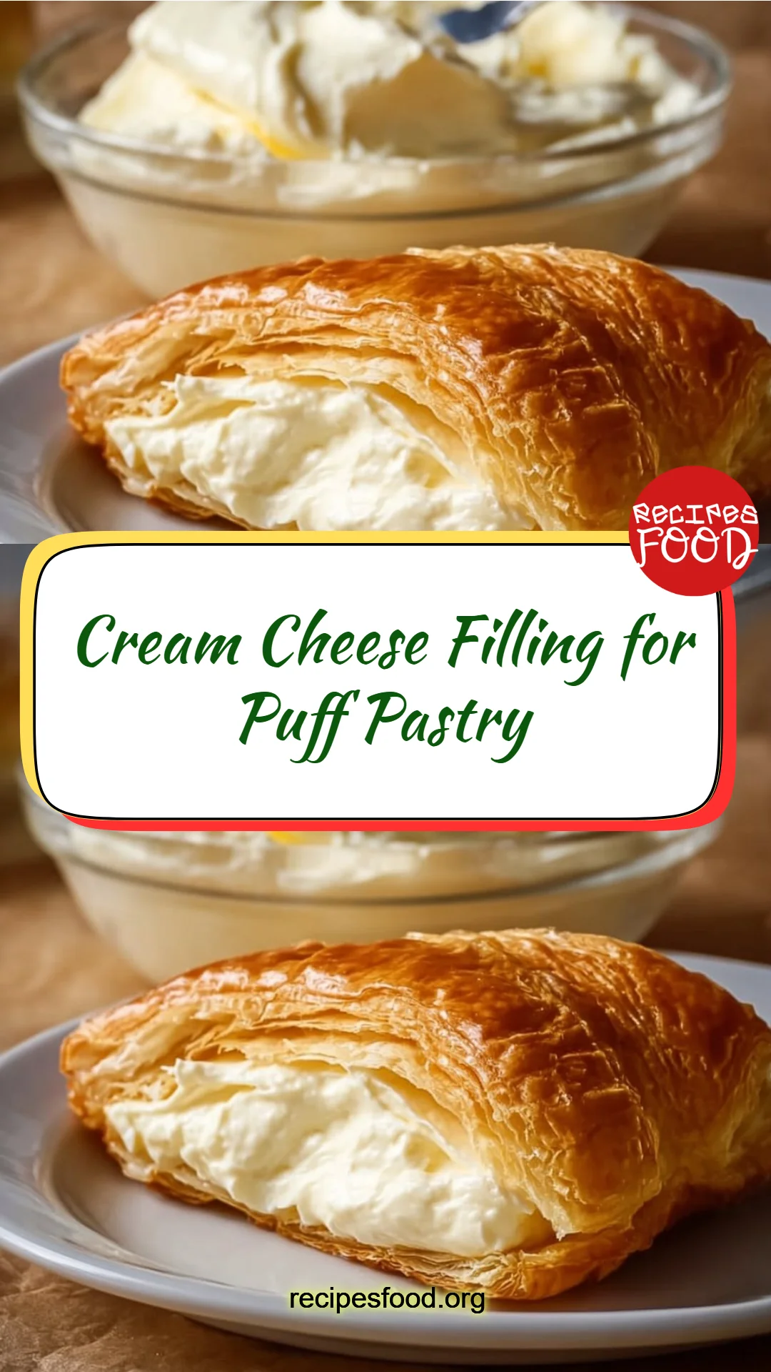 Cream Cheese Filling for Puff Pastry
