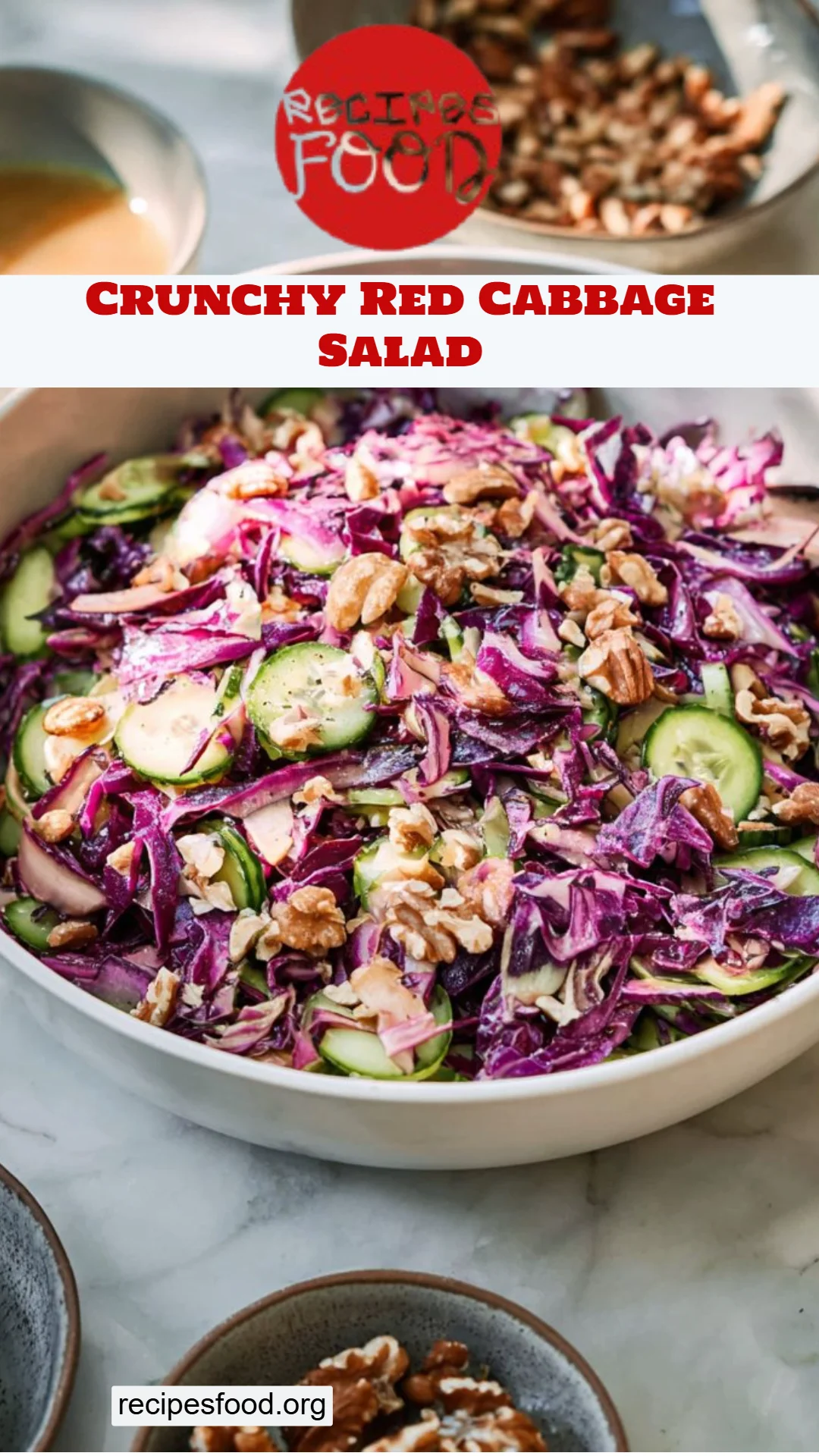 Crunchy Red Cabbage Salad