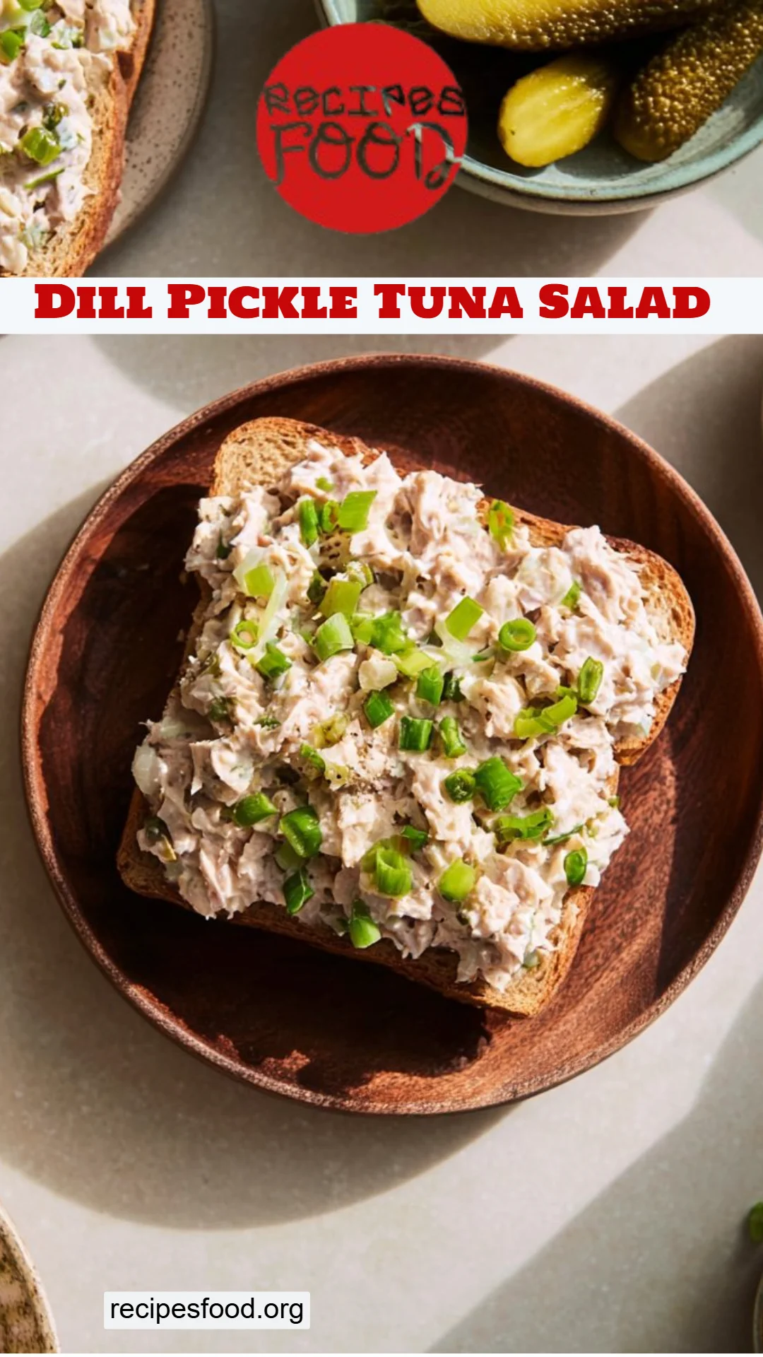 Dill Pickle Tuna Salad