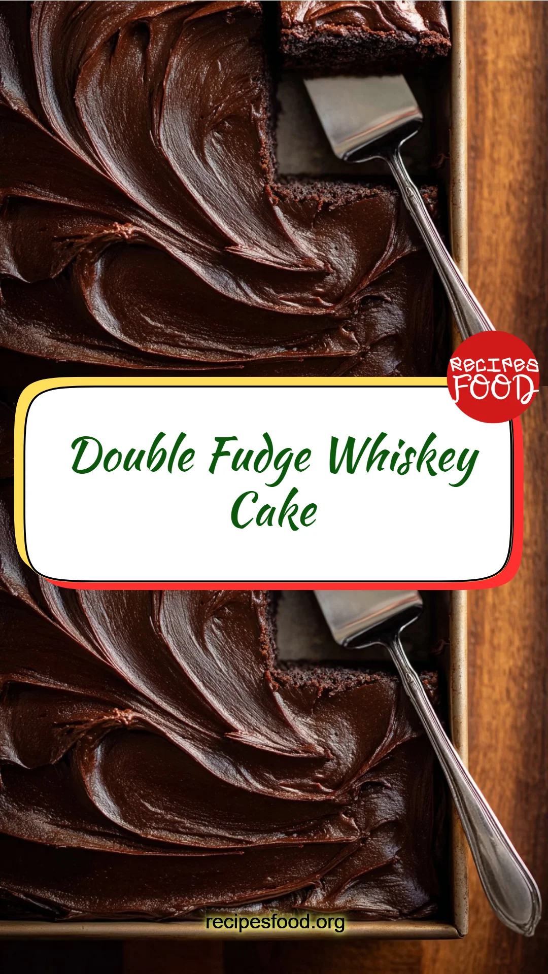 Double Fudge Whiskey Cake