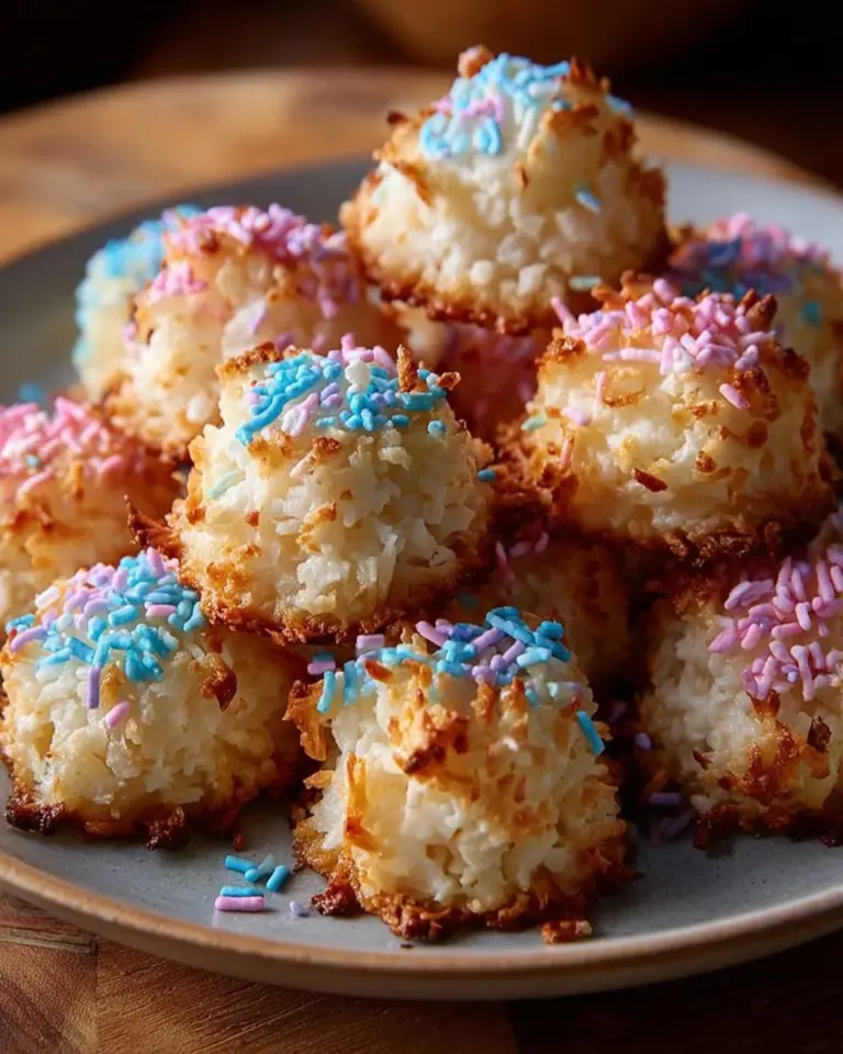 Easter Bunny Coconut Tails dessert decorated for Easter celebrations