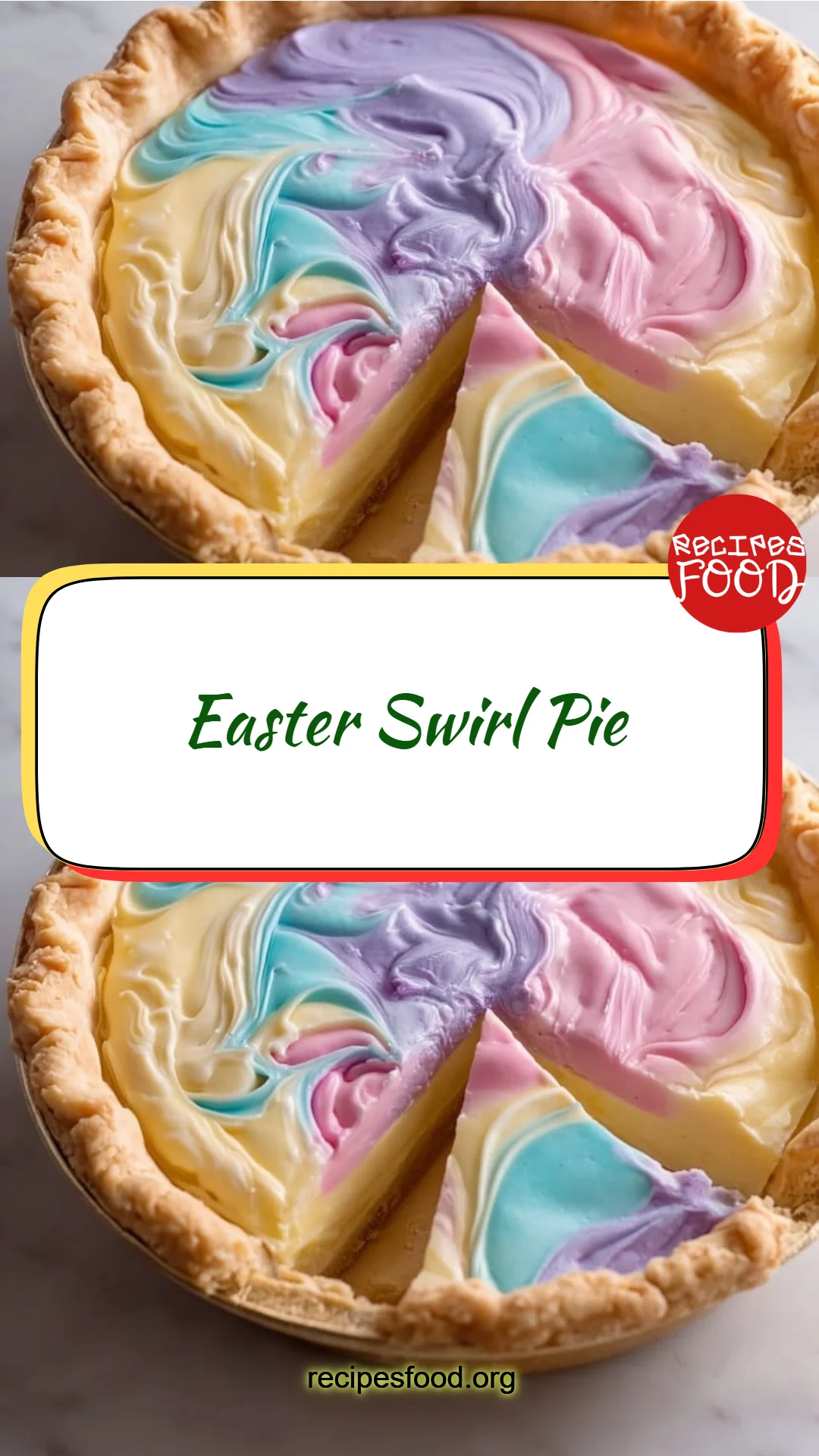 Easter Swirl Pie