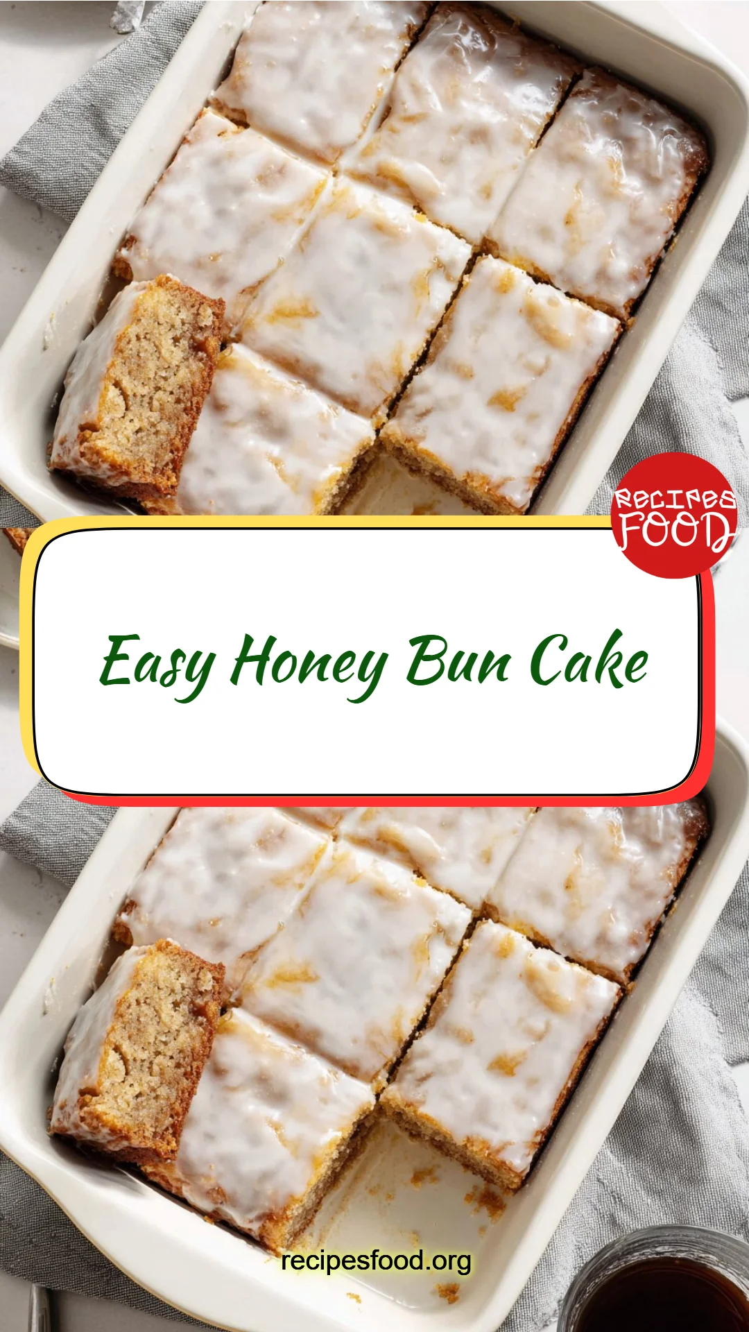 Easy Honey Bun Cake