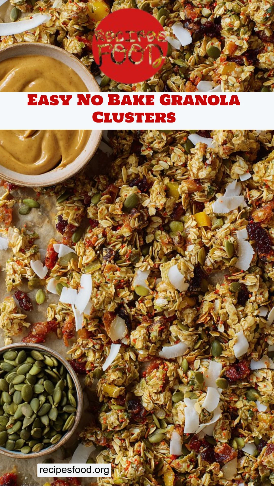 Easy No Bake Granola Clusters